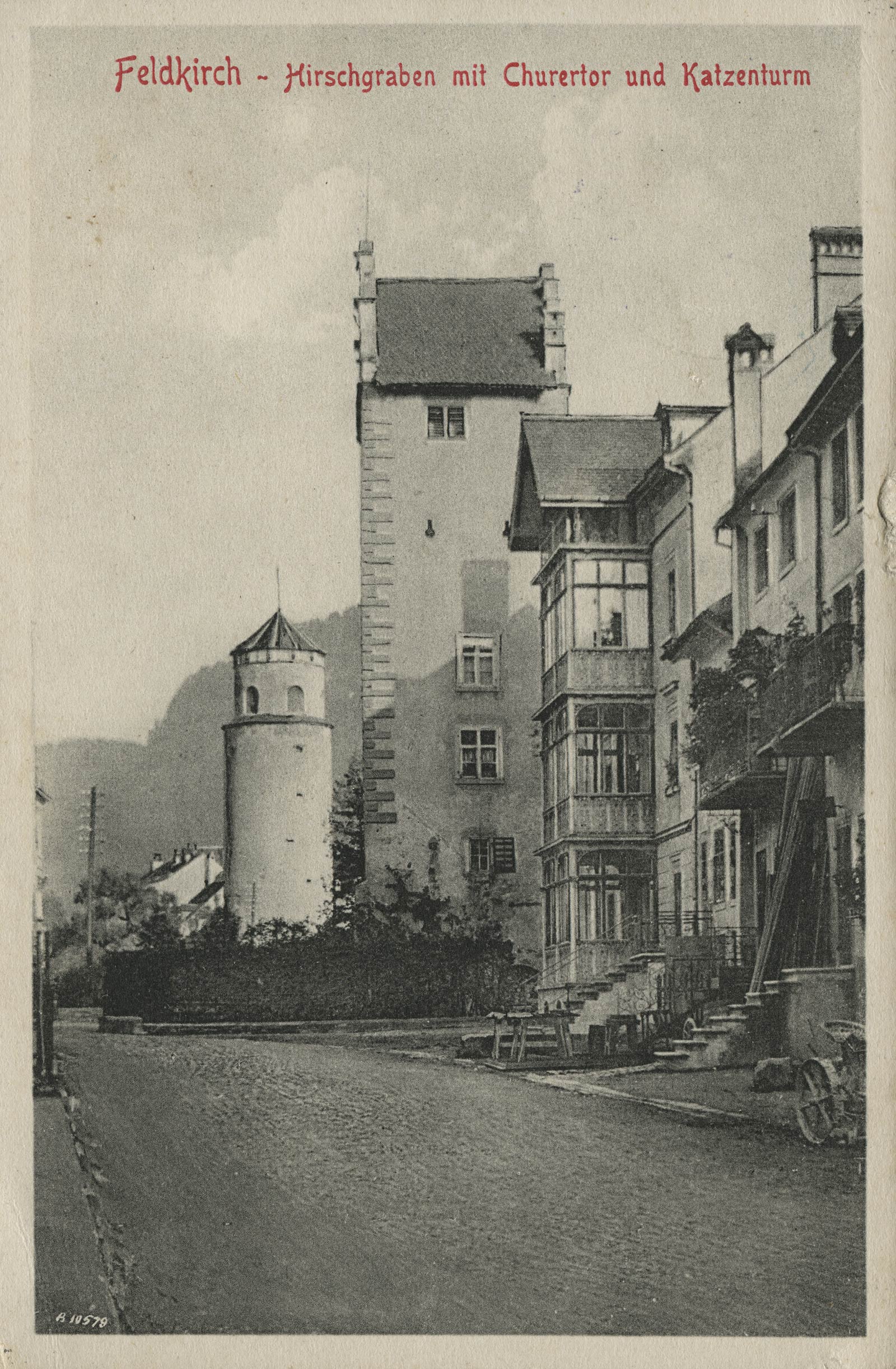 Churer Tor und Katzenturm 1911