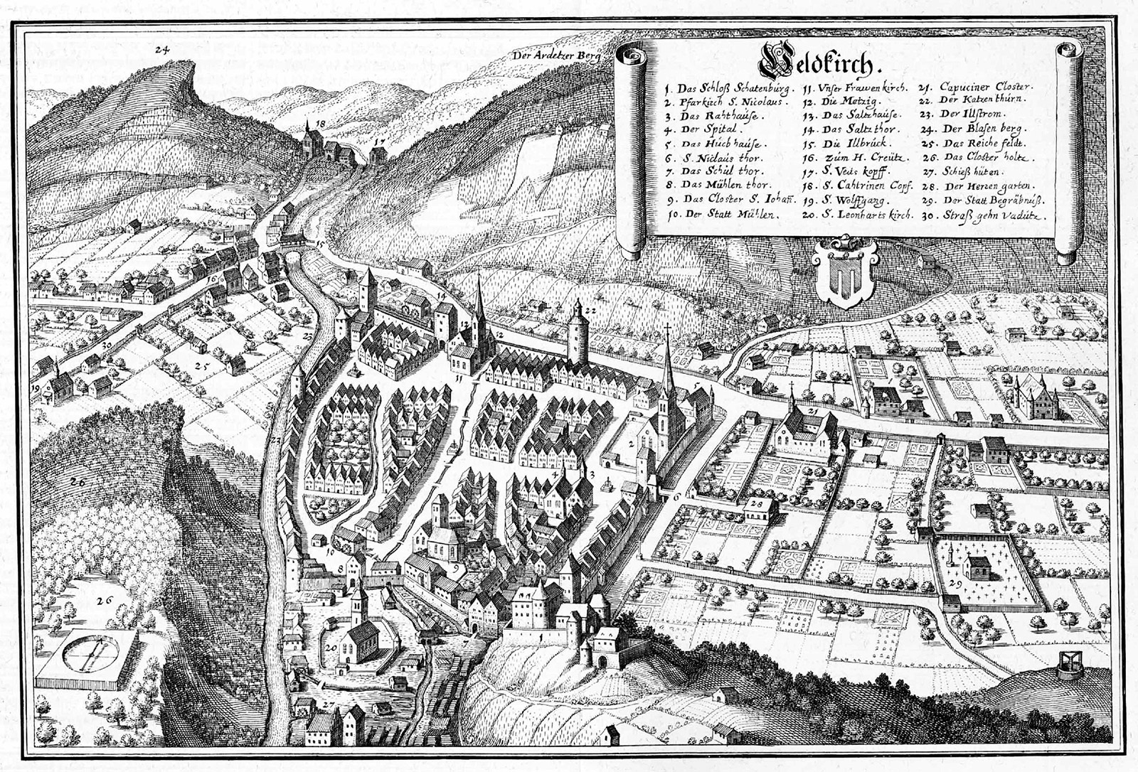Feldkirch um 1650